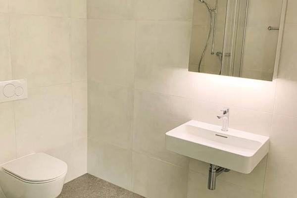 Rénovation appartement salle bain, carrelage et sanitaire, Lausanne, Vaud